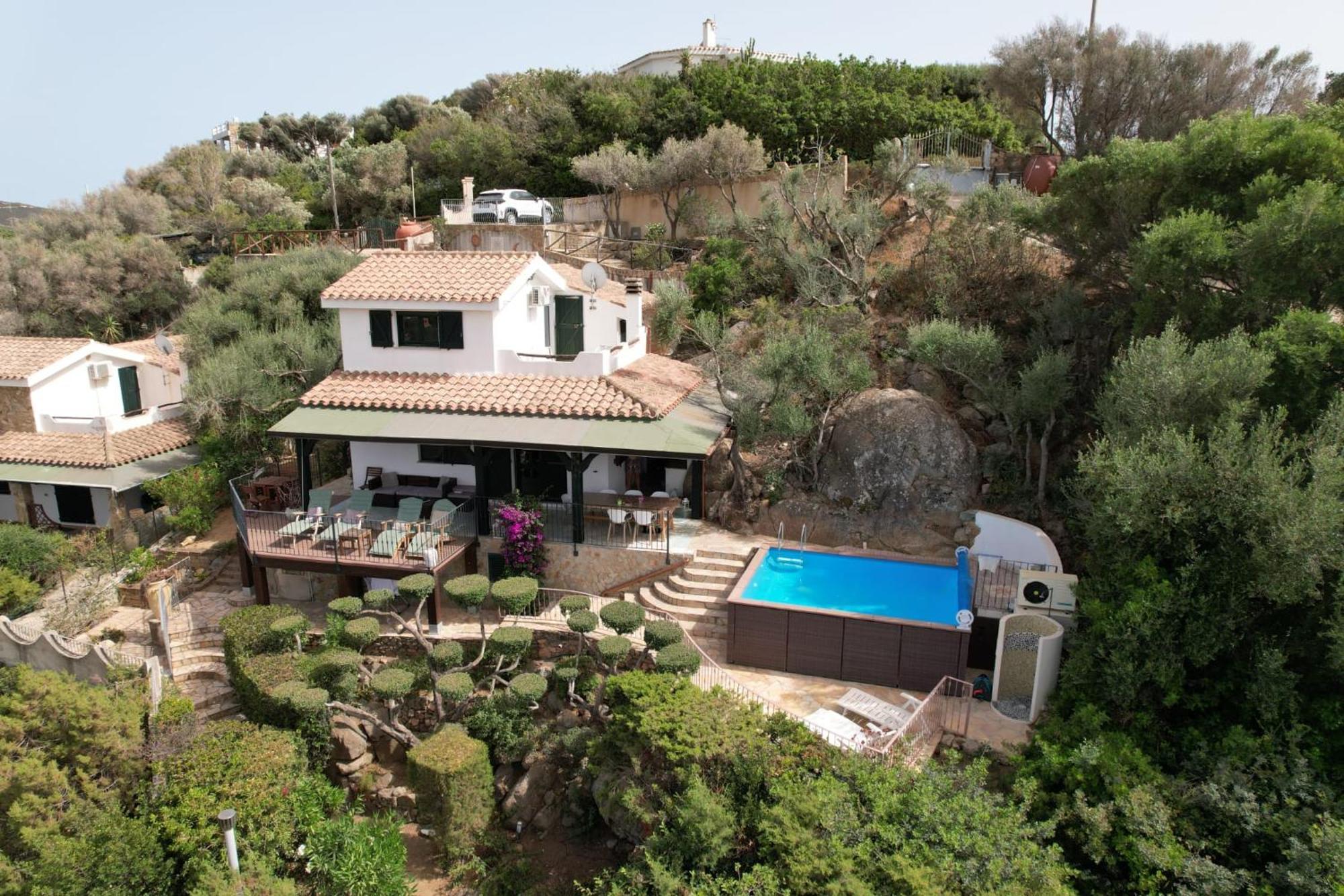 Villetta With Heated Pool And Panoramic View 토레 델레 스텔레 외부 사진